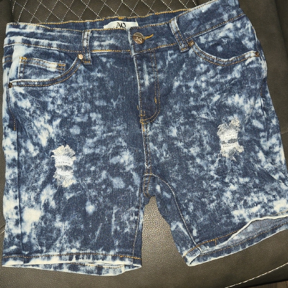 AQ Blue Acid Wash Jean Shorts Sz 11